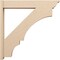 Ekena Millwork 8-in W x 48-in D x 48-in H Balboa Trad Rough Cedar Woodgrain TimberThane Outlooker, Primed Tan OUTUR080X48X48BOA04RCPR - alternate 5